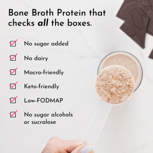 Alternative view of Chocolate Bone Broth Protein Powder