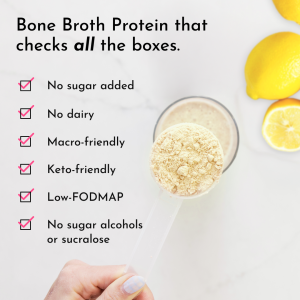 Alternative view of Lemon Cream Bone Broth Protein Powder